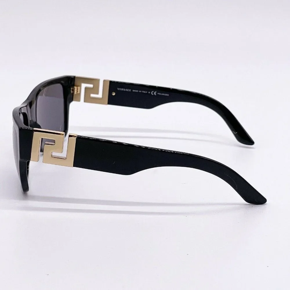New Versace Black Unisex Sunglasses